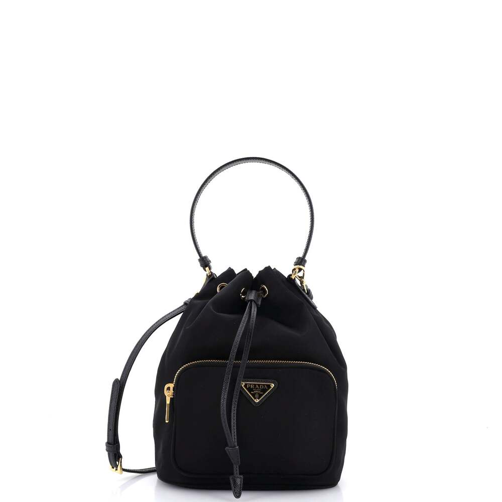 Prada Drawstring Bucket Bag Tessuto #258677P13B